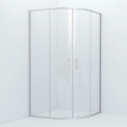 Душевая перегородка Iddis Zodiac 100 см. профиль хром, стекло прозрачное