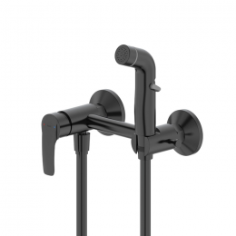 Гигиенический душ со смесителем Iddis Ray RAYBL00i08 матовый черный