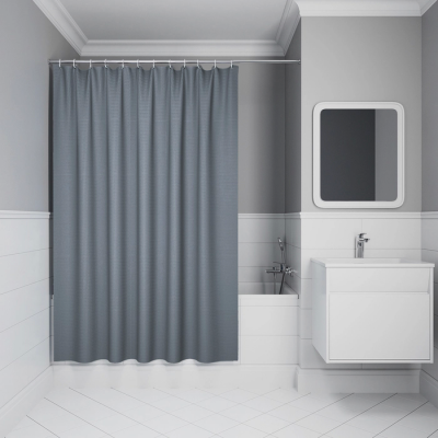 Штора для ванной Iddis Decor DW03P18i11 серая купить с доставкой. 100% Оригинал. Гарантия!