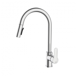 Смеситель для кухонной мойки IDDIS Cuba CUBSBP0i05 с выдвижным изливом хром