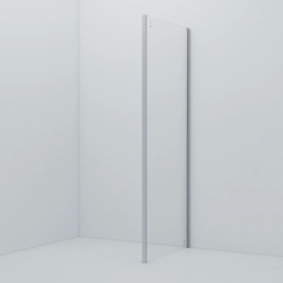 Душевая перегородка Iddis Zodiac 80 см. профиль хром, стекло прозрачное