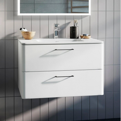 Тумба под раковину Iddis Brick 80 BRI80W0i95 белая купить с доставкой. 100% Оригинал. Гарантия!