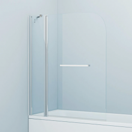 Шторка для ванны Iddis Ray 120 см. профиль хром, стекло прозрачное RAY6CS2i90