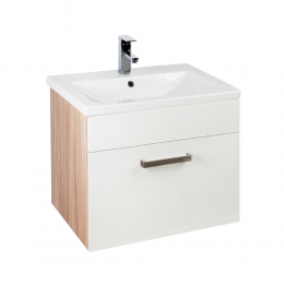 Тумба с раковиной Iddis Mirro 45 MIR60W0i95K белая, дерево