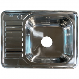 Мойка IDDIS Basic нержавеющая сталь полированная чаша справа 650*500 (BAS65PRi77) Мойка IDDIS Basic нержавеющая сталь полированная чаша справа 650*500 (BAS65PRi77)