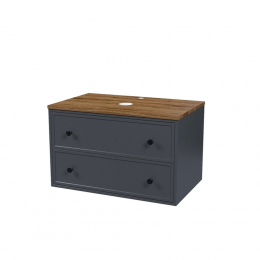 Тумба под раковину Iddis Torr 80 TOR80DMi95K темно-серая