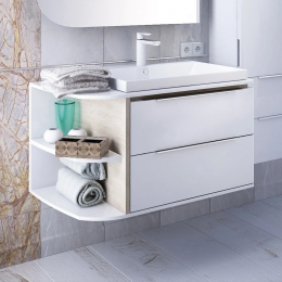 Тумба под раковину Iddis Calipso 80 CAL80W0i95 светлое дерево