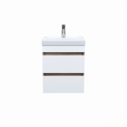 Тумба с раковиной Iddis Zodiac 50 ZOD5AB0i95K белая, коричневая Тумба с раковиной Iddis Zodiac 50 ZOD5AB0i95K белая, коричневая