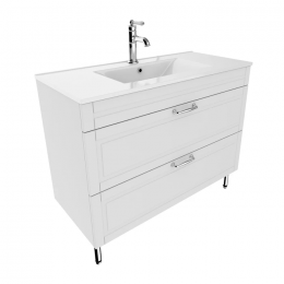 Тумба с раковиной Iddis Oxford 100 OXF10W1i95K белая