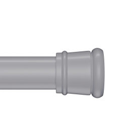 Карниз для ванной Iddis Elegante SRC0120i14 серый матовый