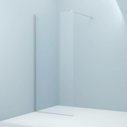 Душевая перегородка Iddis Slide 90 см. профиль хром, стекло прозрачное