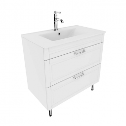 Тумба с раковиной Iddis Oxford 80 OXF80W0i95K белая