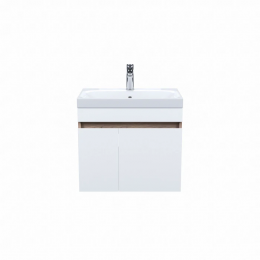 Тумба с раковиной Iddis Zodiac 60 ZOD6AD0i95K белая, коричневая Тумба с раковиной Iddis Zodiac 60 ZOD6AD0i95K белая, коричневая