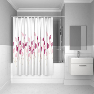 Штора для ванной Iddis Lavender Happiness SCID120P белый купить с доставкой. 100% Оригинал. Гарантия!