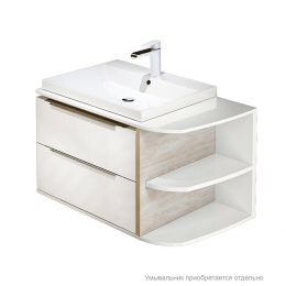 Тумба под раковину Iddis Calipso 80 CAL80WRi95 белая, дерево