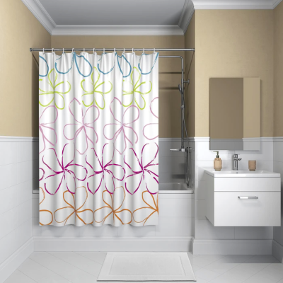 Штора для ванной Iddis Basic B18P218i11 белый купить с доставкой. 100% Оригинал. Гарантия!