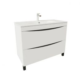 Тумба с раковиной Iddis Cloud 100 CLO10WFi95K белая Тумба с раковиной Iddis Cloud 100 CLO10WFi95K белая