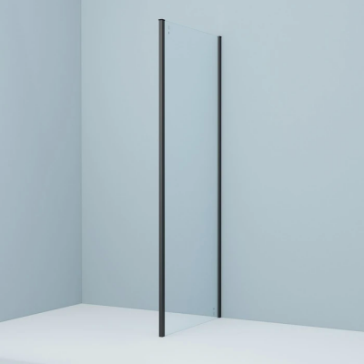 Душевая перегородка Iddis Slide 80 см. профиль черный, стекло прозрачное купить с доставкой. 100% Оригинал. Гарантия!
