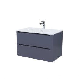 Тумба с раковиной Iddis Edifice 80 EDI80D0i95K темно-серая