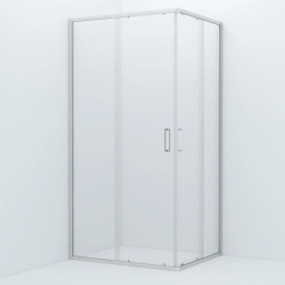 Душевая перегородка Iddis Zodiac 100 см. профиль хром, стекло прозрачное