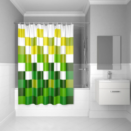 Штора для ванной Iddis Basic B62P218i11 белый;зеленый Штора для ванной Iddis Basic B62P218i11 белый;зеленый