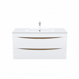 Тумба с раковиной Iddis Cloud 100 CLO10Y0i95K белая, коричневая Тумба с раковиной Iddis Cloud 100 CLO10Y0i95K белая, коричневая