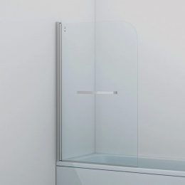 Шторка для ванны Iddis Ray 90 см. профиль хром, стекло прозрачное RAY6CS9i90