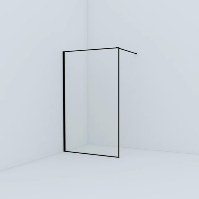 Душевая перегородка Iddis Slide 120 см. профиль черный, стекло прозрачное купить с доставкой. 100% Оригинал. Гарантия!