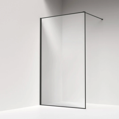 Душевая перегородка Iddis Slide 110 см. профиль черный, стекло прозрачное купить с доставкой. 100% Оригинал. Гарантия!