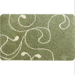 Коврик для ванной комнаты IDDIS Flower Lace 60*90 см микрофибра green (412M690I12)