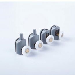 Ролики IDDIS 2 верхних 2 нижних одинарные D=23 мм серый стекло 5-6 мм 966S23GR6DZ