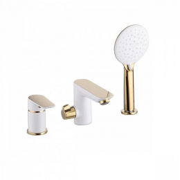 Смеситель на борт ванны IDDIS Cloud на 3 отверстия с керамическим дивертором (CLOWG30i07)