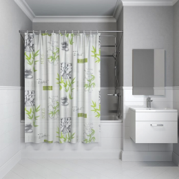 Штора для ванной Iddis Promo P02PV11i11 зеленый