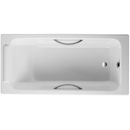 Чугунная ванна Jacob Delafon Parallel 150x70 E2949-00 с отверстиями для ручек
