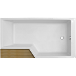 Акриловая ванна Jacob Delafon Bain Douche Neo 180x90 R E6D004R-00