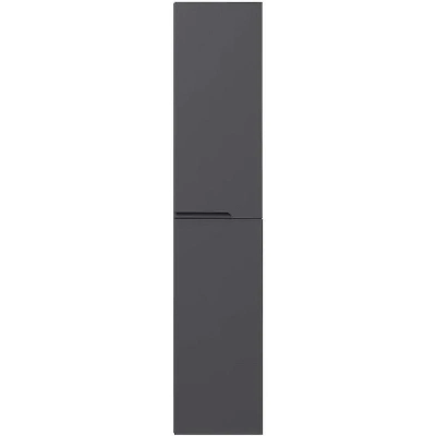 Шкаф - колонна Jacob Delafon Nona 147х34 см EB1892RRU-442 шарниры справа, глянцевый серый антрацит