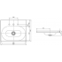 Раковина встраиваемая Kaldewei Centro 60x50 mod. 3055 902806013001