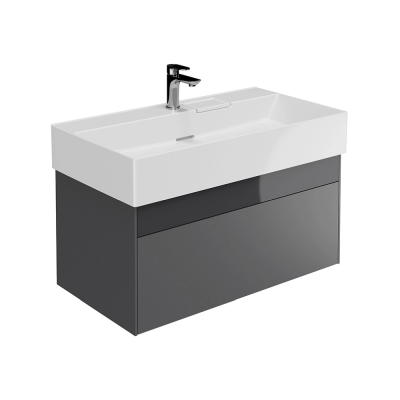 Тумба под раковину Kerama Marazzi LOGICA 87 LOG.90.2\ST стальной серый купить с доставкой. 100% Оригинал. Гарантия!