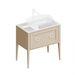 Тумба под раковину Kerama Marazzi PLAZA CLASSIC 80 PL.CN.80.1+1\CAP.M капучино