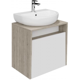 Тумба под раковину Kerama Marazzi PRO 60 PRO.60.1\WHT дуб Орегон