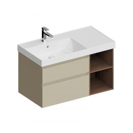 Тумба под раковину Kerama Marazzi CUBO 88 CUB.90.2Lh\LIM.N лимо