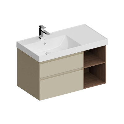 Тумба под раковину Kerama Marazzi CUBO 88 CUB.90.2Lh\LIM.N лимо купить с доставкой. 100% Оригинал. Гарантия!