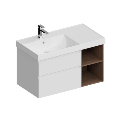 Тумба под раковину Kerama Marazzi CUBO 88 CUB.90.2Lh\WHTM.N белый купить с доставкой. 100% Оригинал. Гарантия!