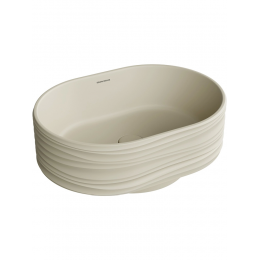 Раковина накладная Kerama Marazzi SABBIA 50 SA.wb.50\SAN бежевая