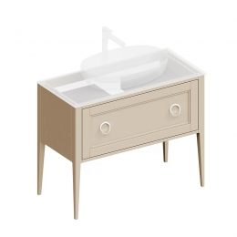 Тумба под раковину Kerama Marazzi PLAZA CLASSIC 100 PL.CN.100.1+1\CAP.M капучино