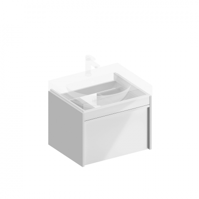 Тумба под раковину Kerama Marazzi MODULA 58 MOD.60.1+1\WHT белый купить с доставкой. 100% Оригинал. Гарантия!