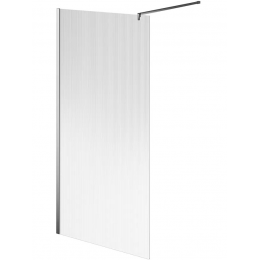 Душевая перегородка Kerama Marazzi CRISTALLO 100 профиль хром, стекло прозрачное