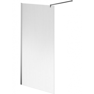 Душевая перегородка Kerama Marazzi CRISTALLO 100 профиль хром, стекло прозрачное купить с доставкой. 100% Оригинал. Гарантия!