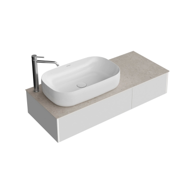 Тумба под раковину Kerama Marazzi MAGICA 115 MA.120.2\MGR.M утренний серый матовый купить с доставкой. 100% Оригинал. Гарантия!