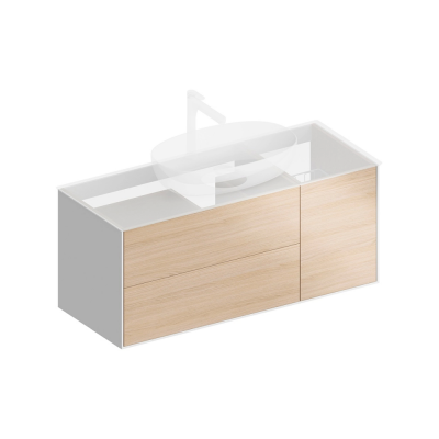 Тумба под раковину Kerama Marazzi PLAZA MODERN 115 PLB.M.120.3\OAK.V дуб Виченца купить с доставкой. 100% Оригинал. Гарантия!